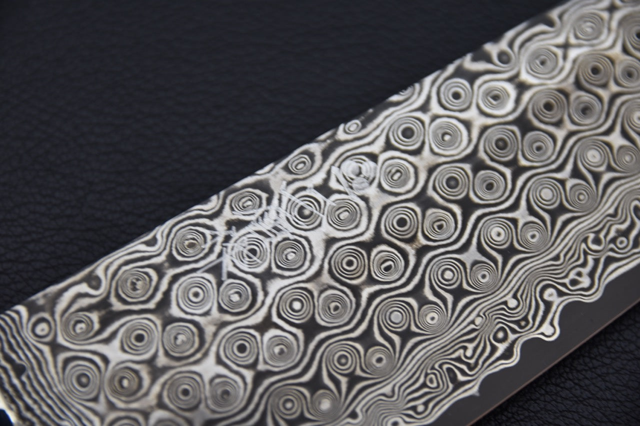 Nigara Hamono SG2 Anmon Damascus Gyuto 240mm Bois De Fer