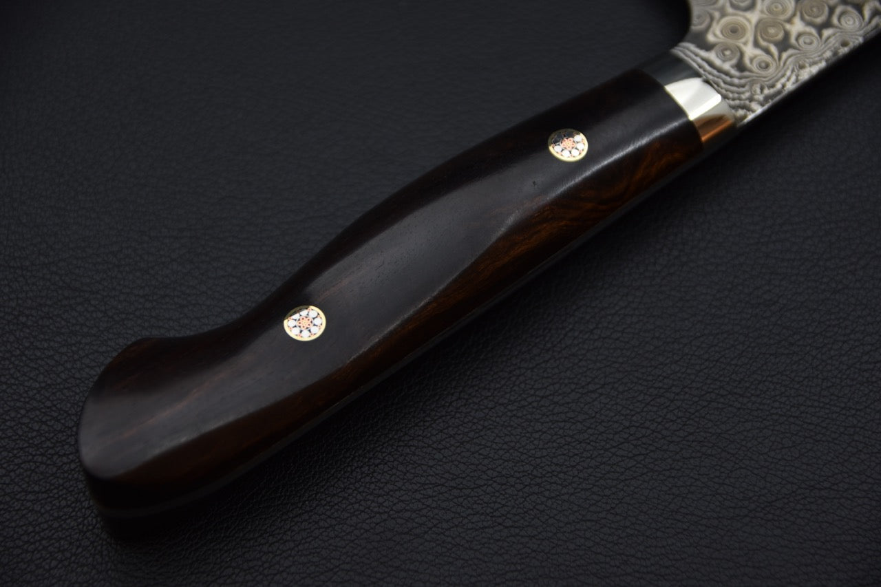 Nigara Hamono SG2 Anmon Damascus Gyuto 240mm Bois De Fer