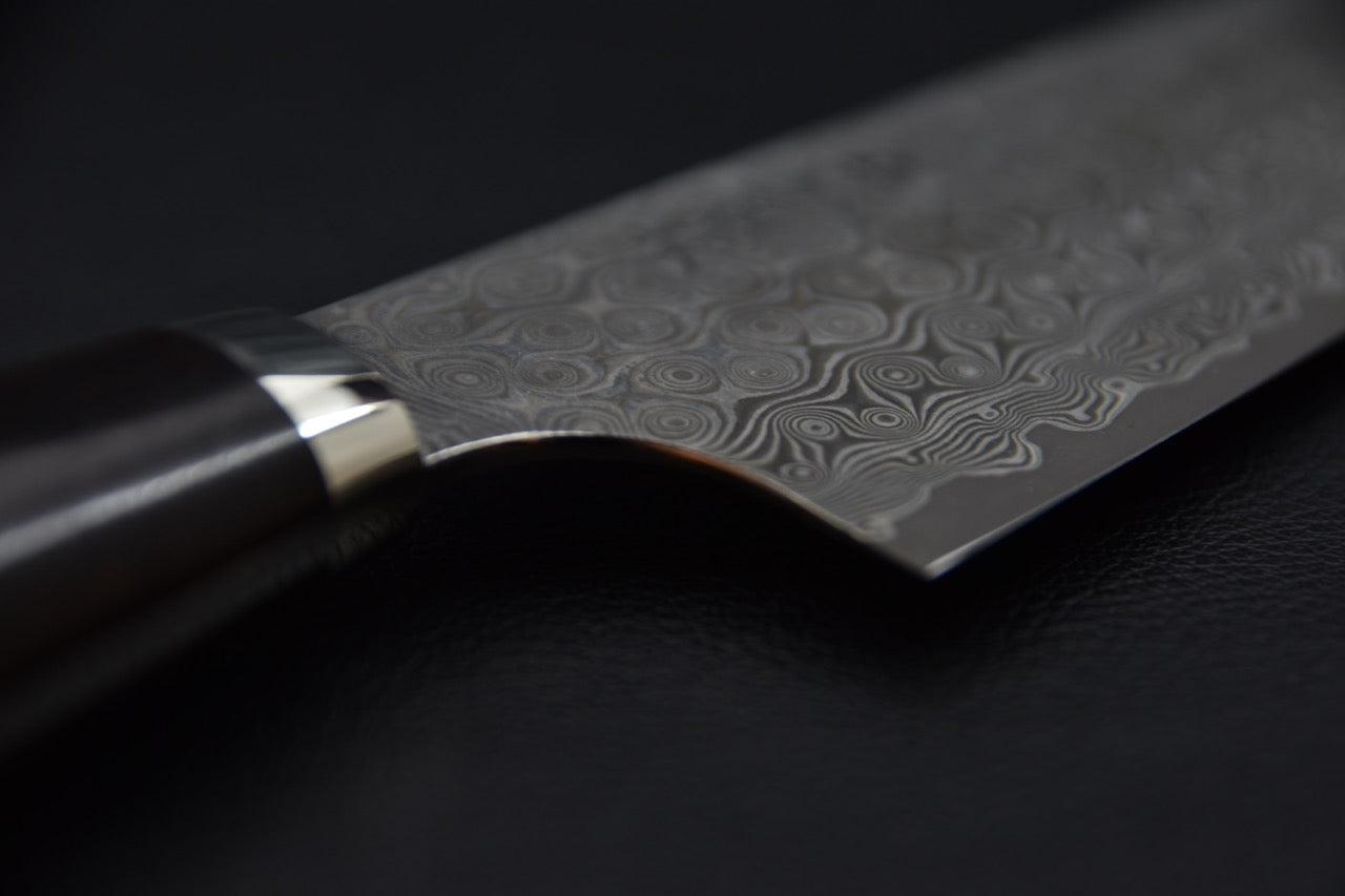 Nigara Hamono SG2 Anmon Damascus Gyuto 240mm Bois De Fer