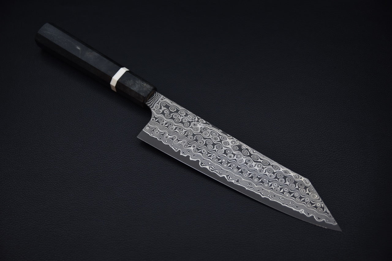 Nigara Hamono SG2 Anmon Damascus Kiritsuke Gyuto 210mm Bouleau