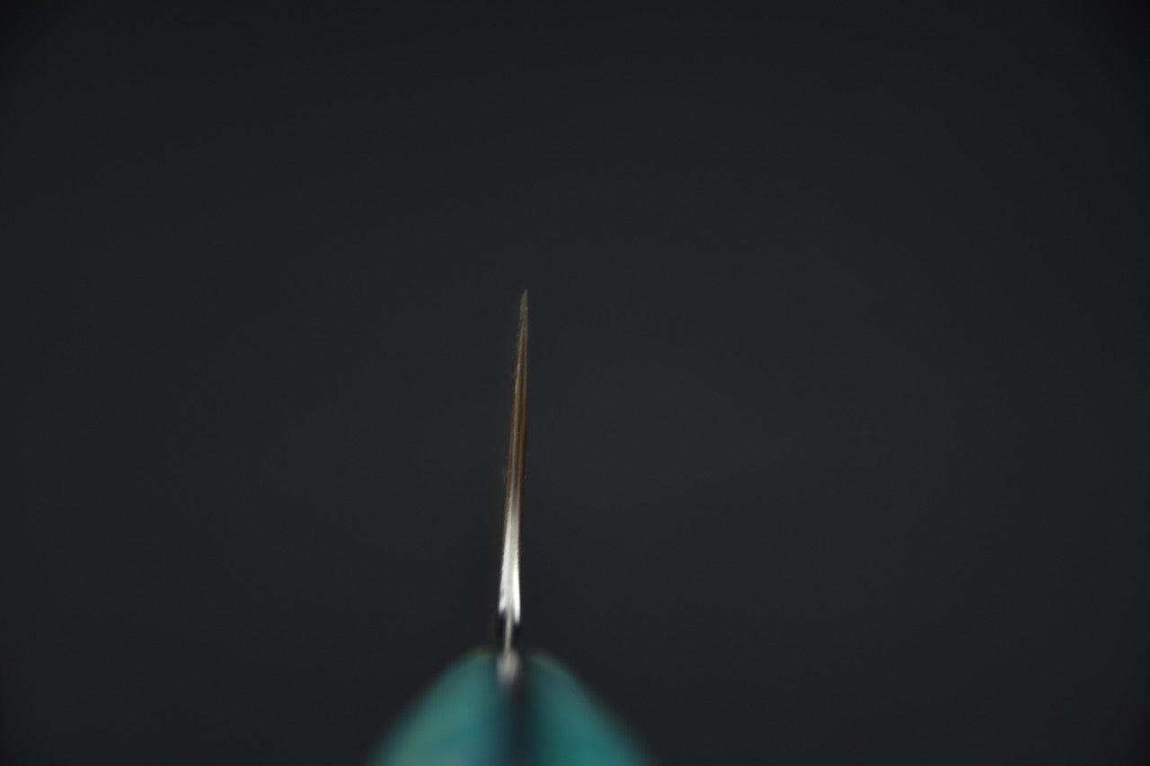 Nigara Hamono SG2 Anmon Damascus Kiritsuke Gyuto 210mm Neptune