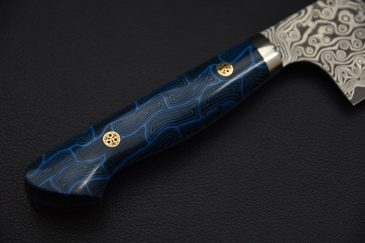 Nigara Hamono SG2 Anmon Damascus Nakiri Kiritsuke G10