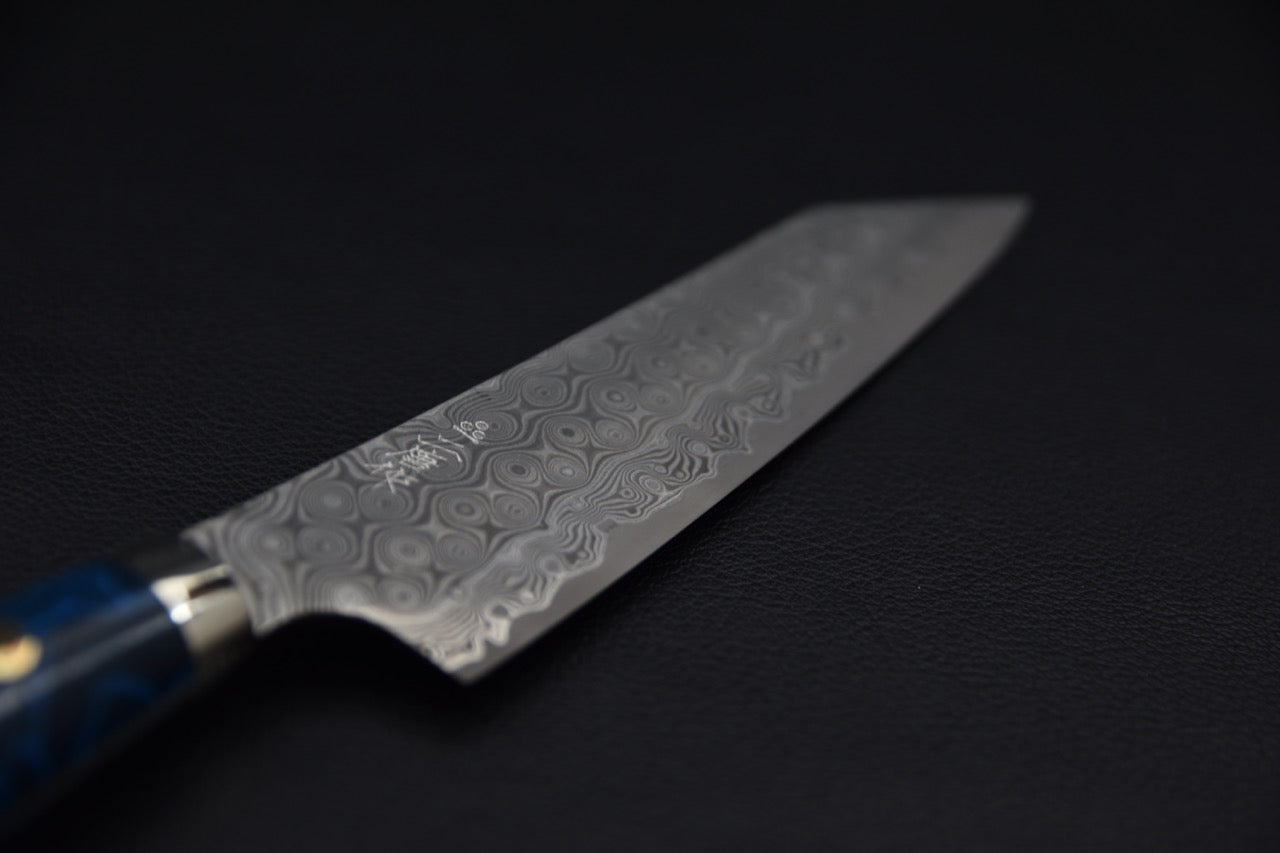Nigara Hamono SG2 Anmon Damascus Petty Kiritsuke 150mm G10