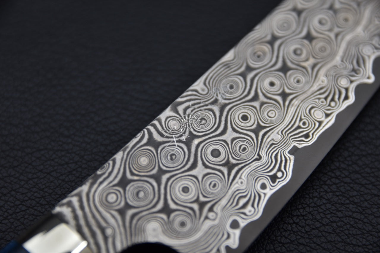 Nigara Hamono SG2 Anmon Damascus Petty Kiritsuke 150mm G10