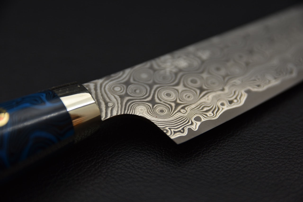 Nigara Hamono SG2 Anmon Damascus Petty Kiritsuke 150mm G10