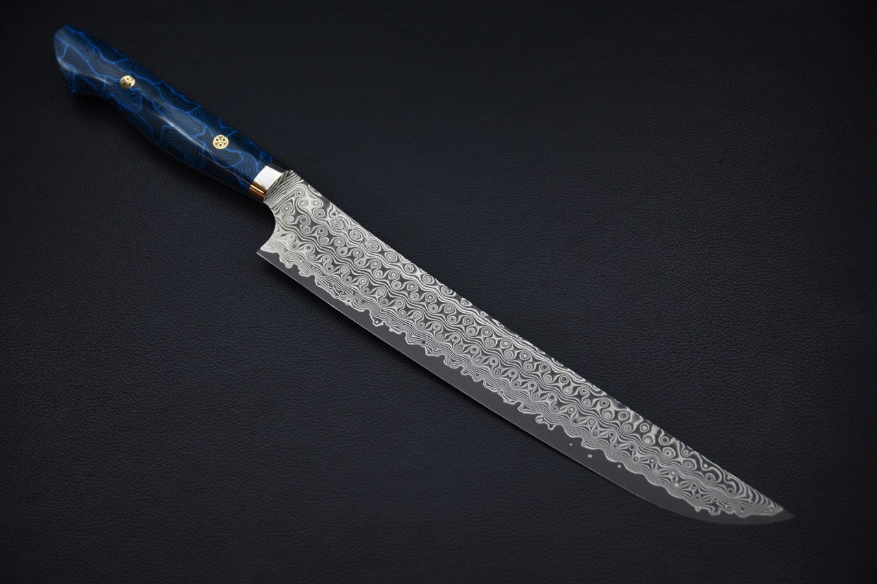 Nigara Hamono SG2 Anmon Damascus Sujihiki 270mm G10