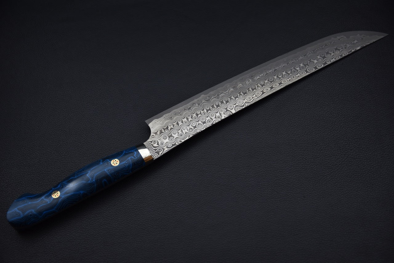 Nigara Hamono SG2 Anmon Damascus Sujihiki 270mm G10