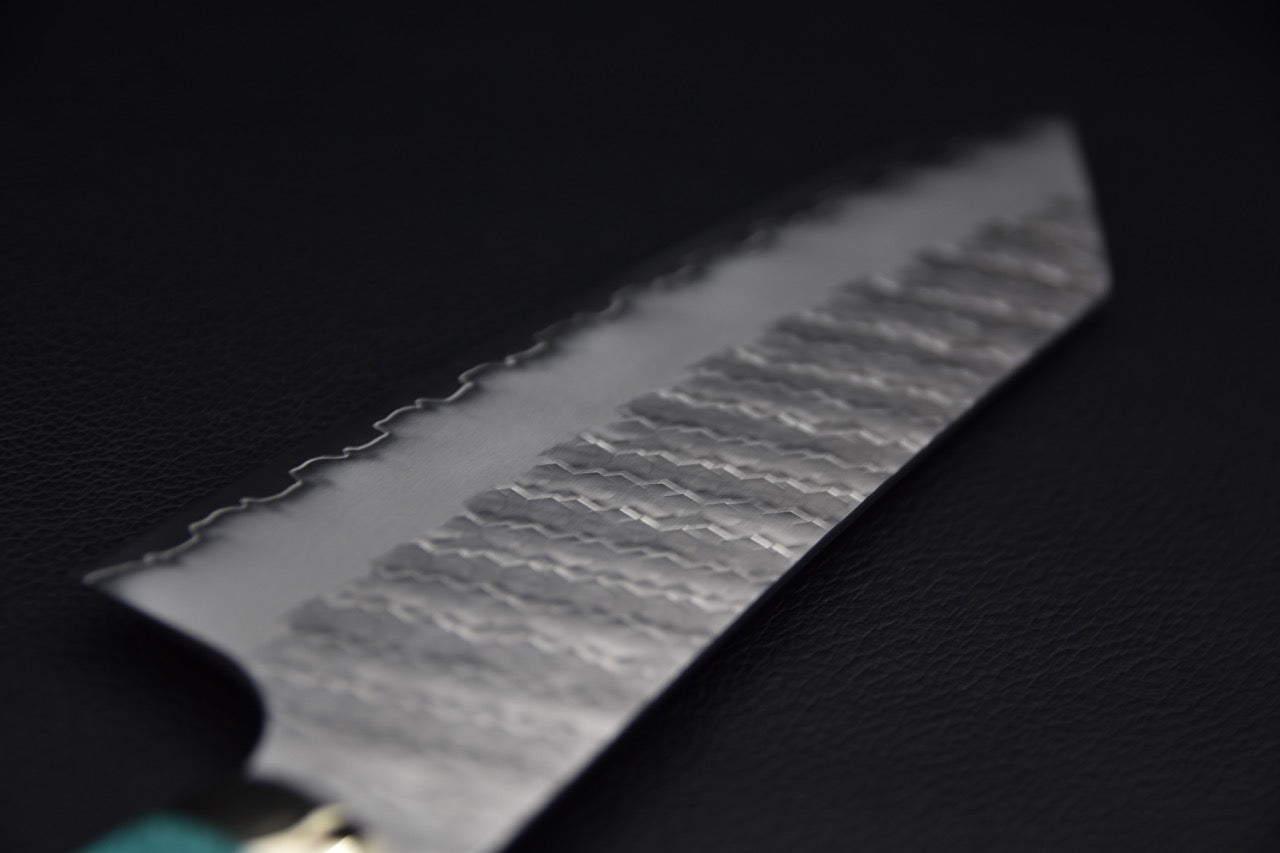 Nigara Hamono SG2 Tsuchime Migaki Bunka 170mm Turquoise