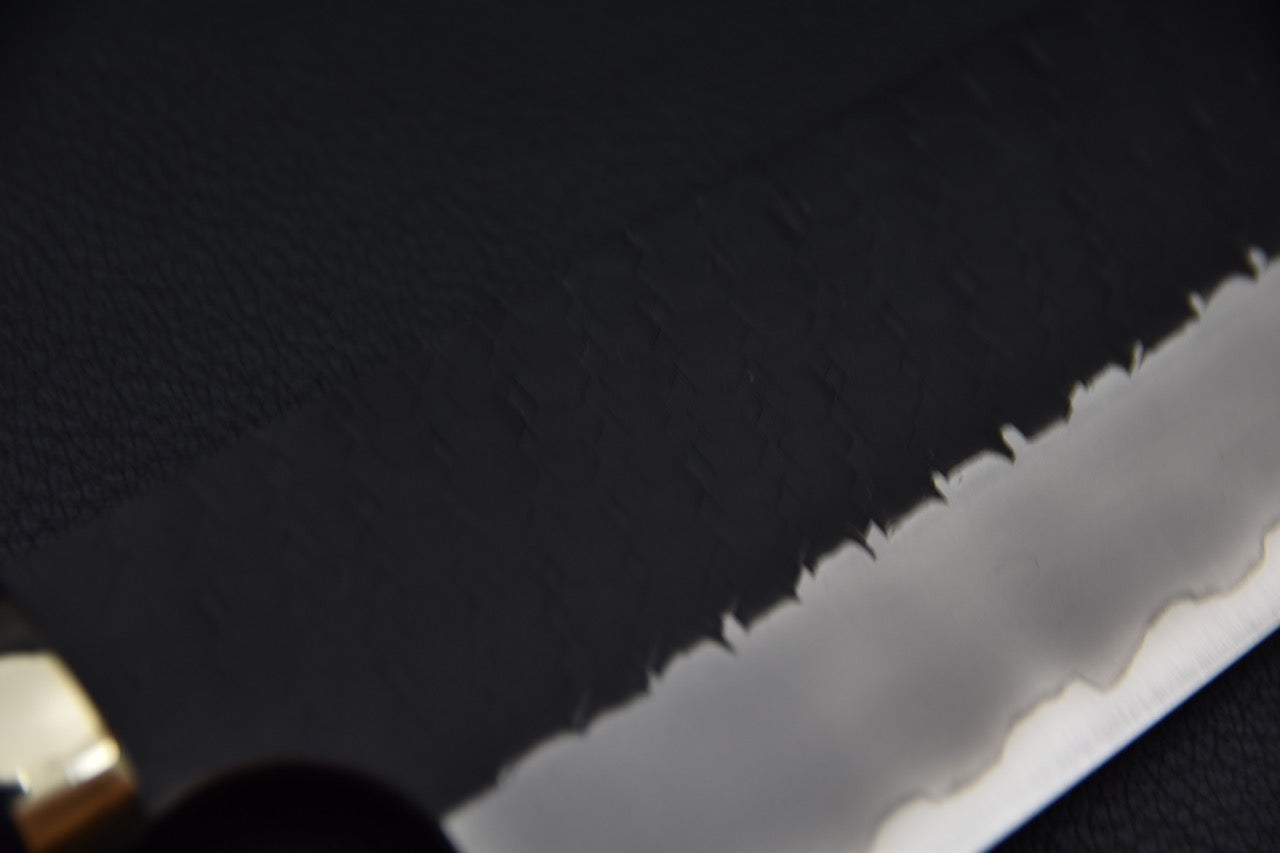 Nigara Hamono SG2 Kurouchi Tsuchime Flat Bunka Deep Blue