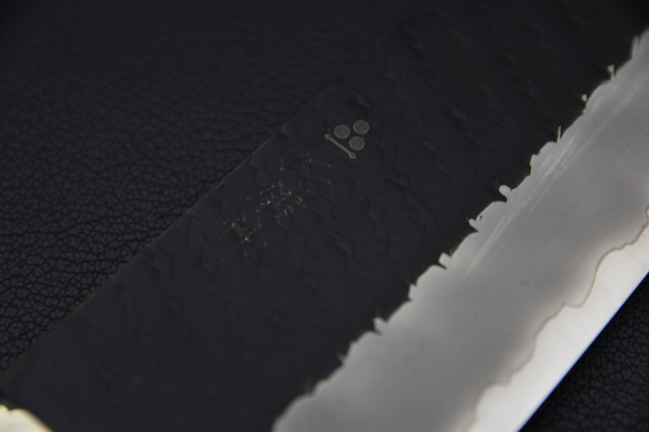 Nigara Hamono SG2 Kurouchi Tsuchime Nakiri Kiritsuke Turquoise #1