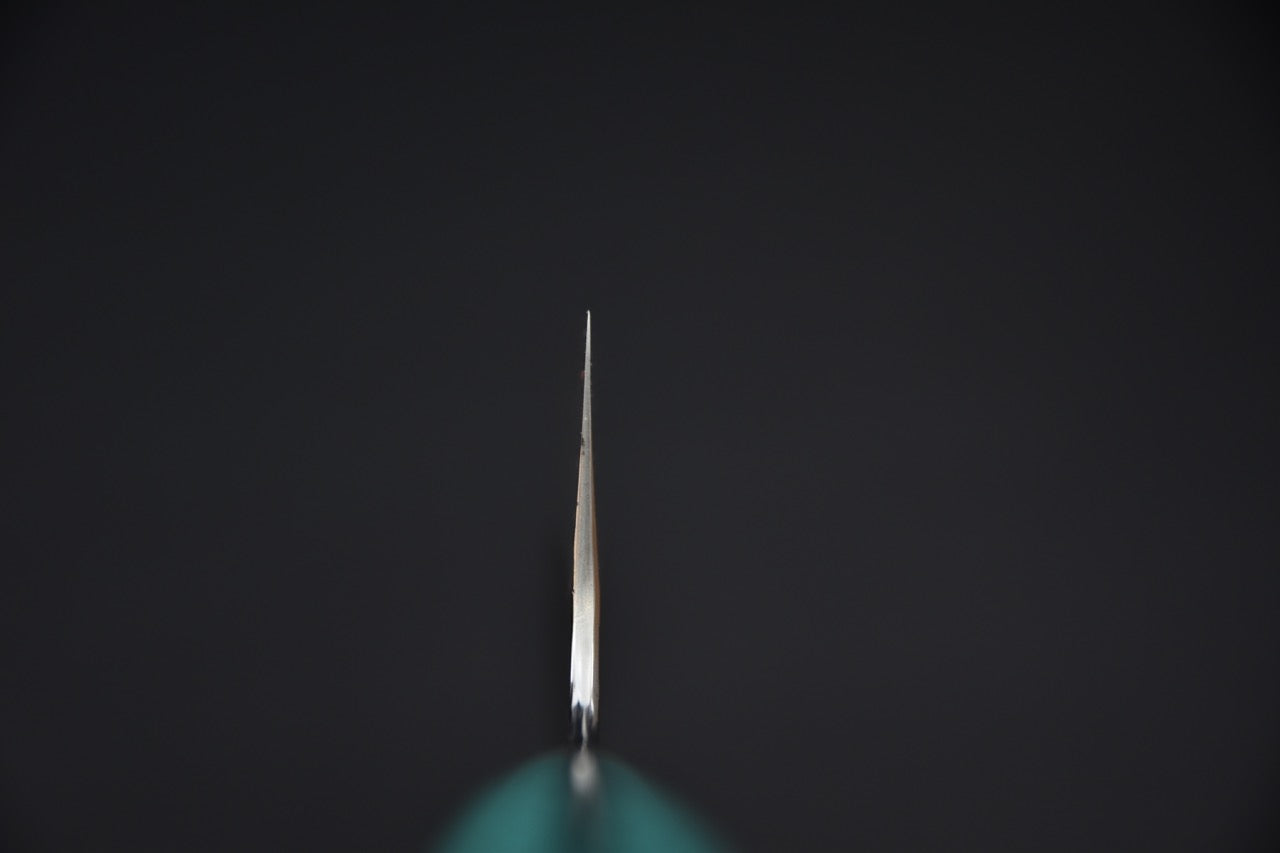 Nigara Hamono SG2 Kurouchi Tsuchime Nakiri Kiritsuke Turquoise #1