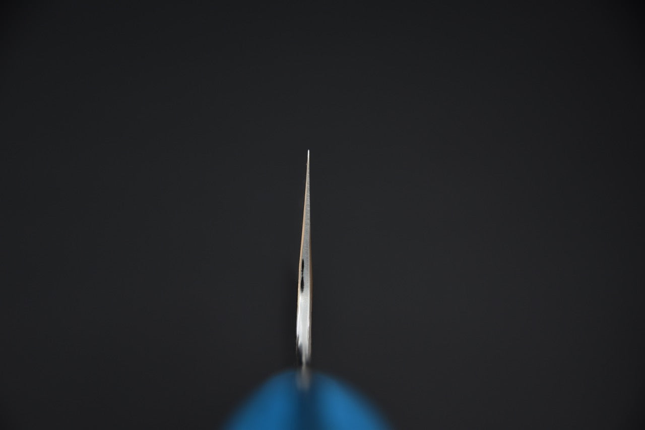 Nigara Hamono SG2 Kurouchi Tsuchime Nakiri Kiritsuke Turquoise #2