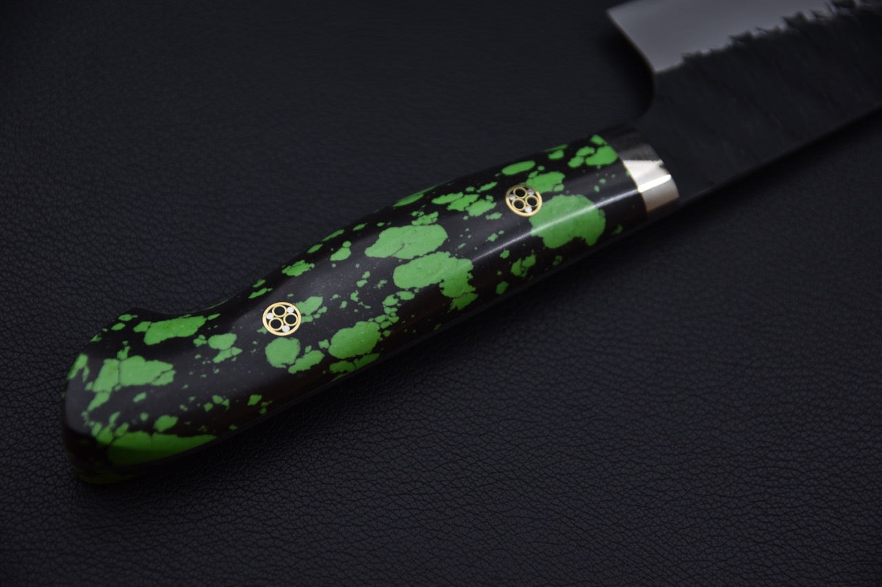 Nigara Hamono SG2 Kurouchi Tsuchime Gyuto 210mm Gobelin