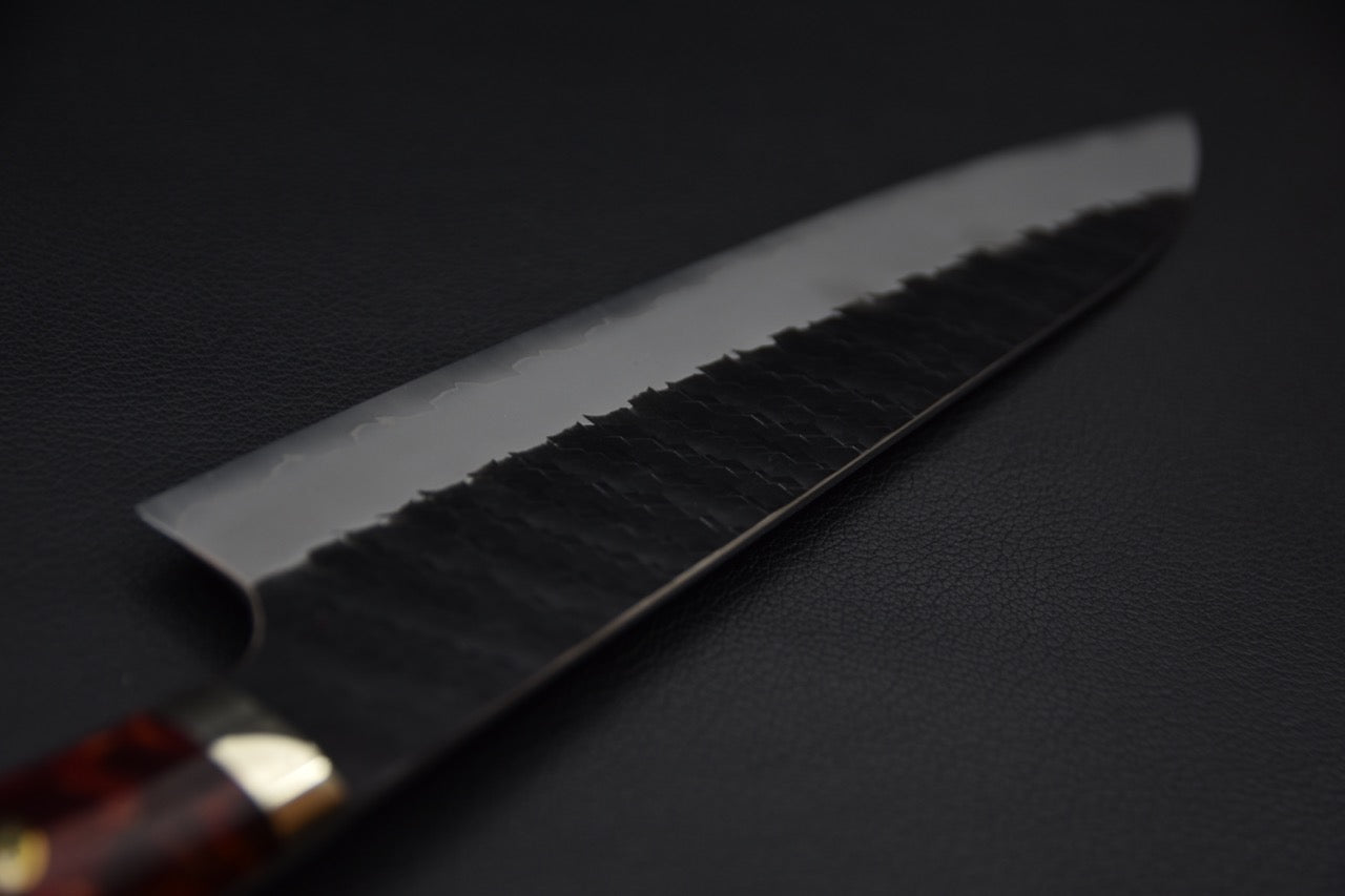Nigara Hamono SG2 Kurouchi Tsuchime Gyuto 210mm Momiji