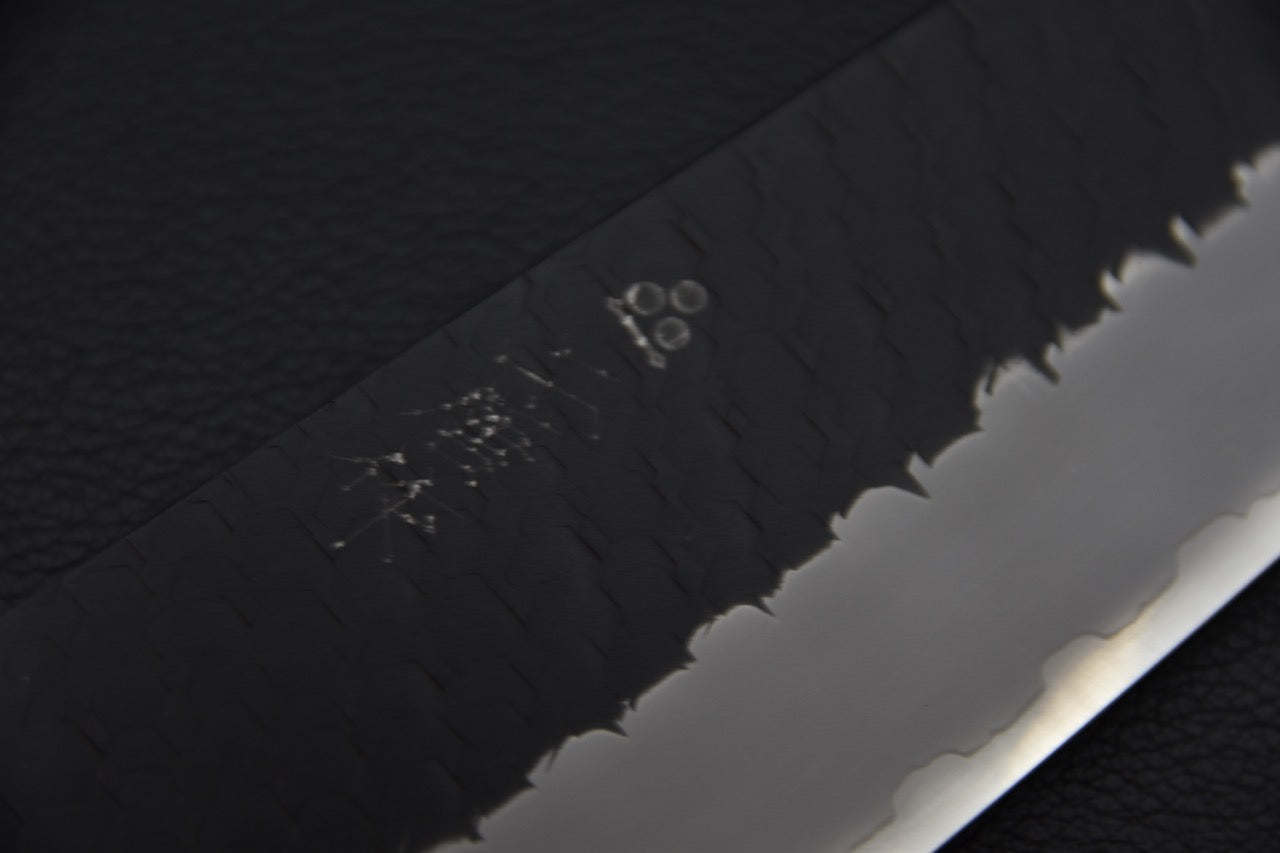 Nigara Hamono SG2 Kurouchi Tsuchime Gyuto 240mm Turquoise