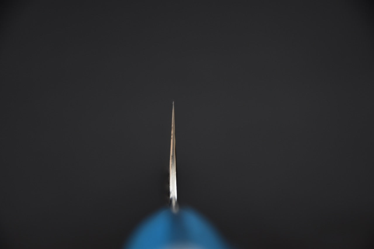 Nigara Hamono SG2 Kurouchi Tsuchime Gyuto 240mm Turquoise