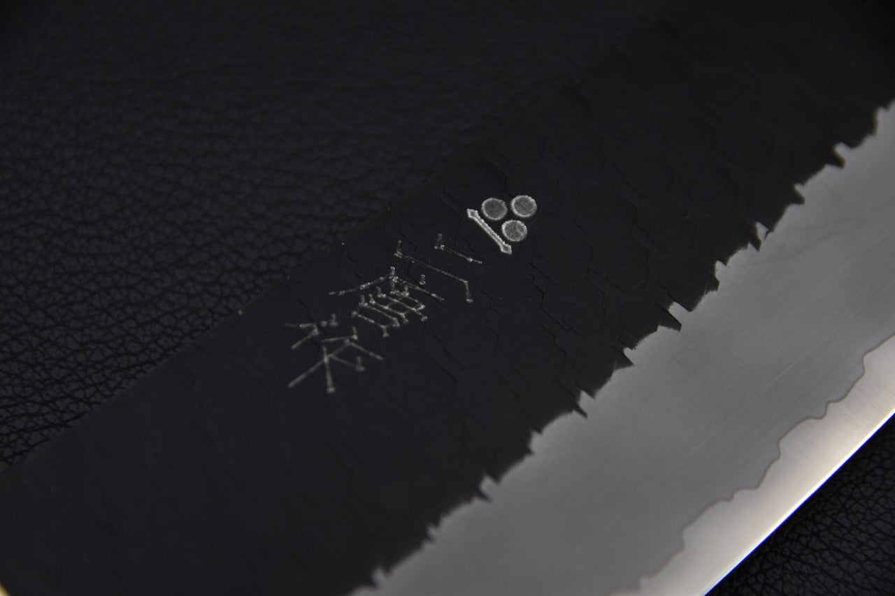 Nigara Hamono SG2 Kurouchi Tsuchime Gyuto Kiritsuke 210mm Aoshio