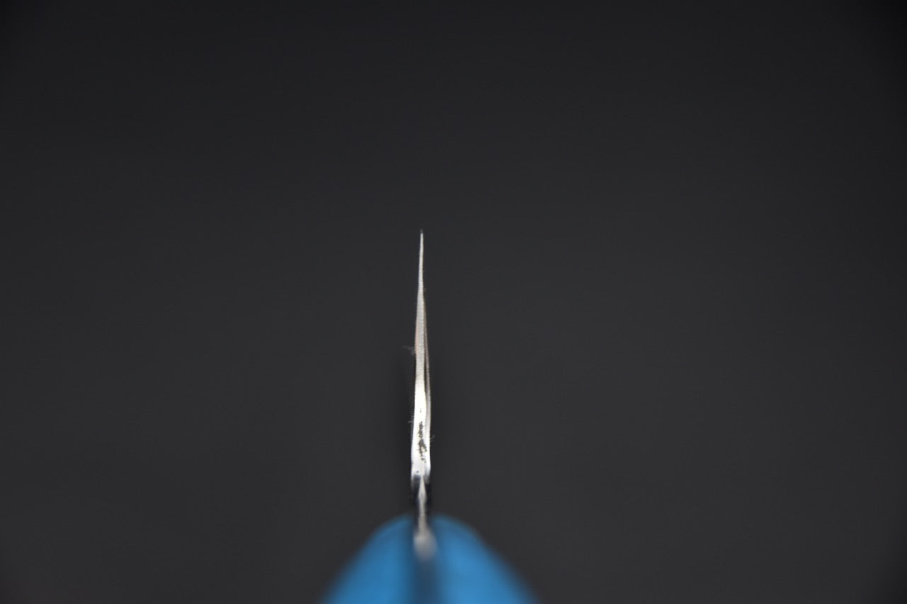 Nigara Hamono SG2 Kurouchi Tsuchime Gyuto Kiritsuke 210mm Turquoise