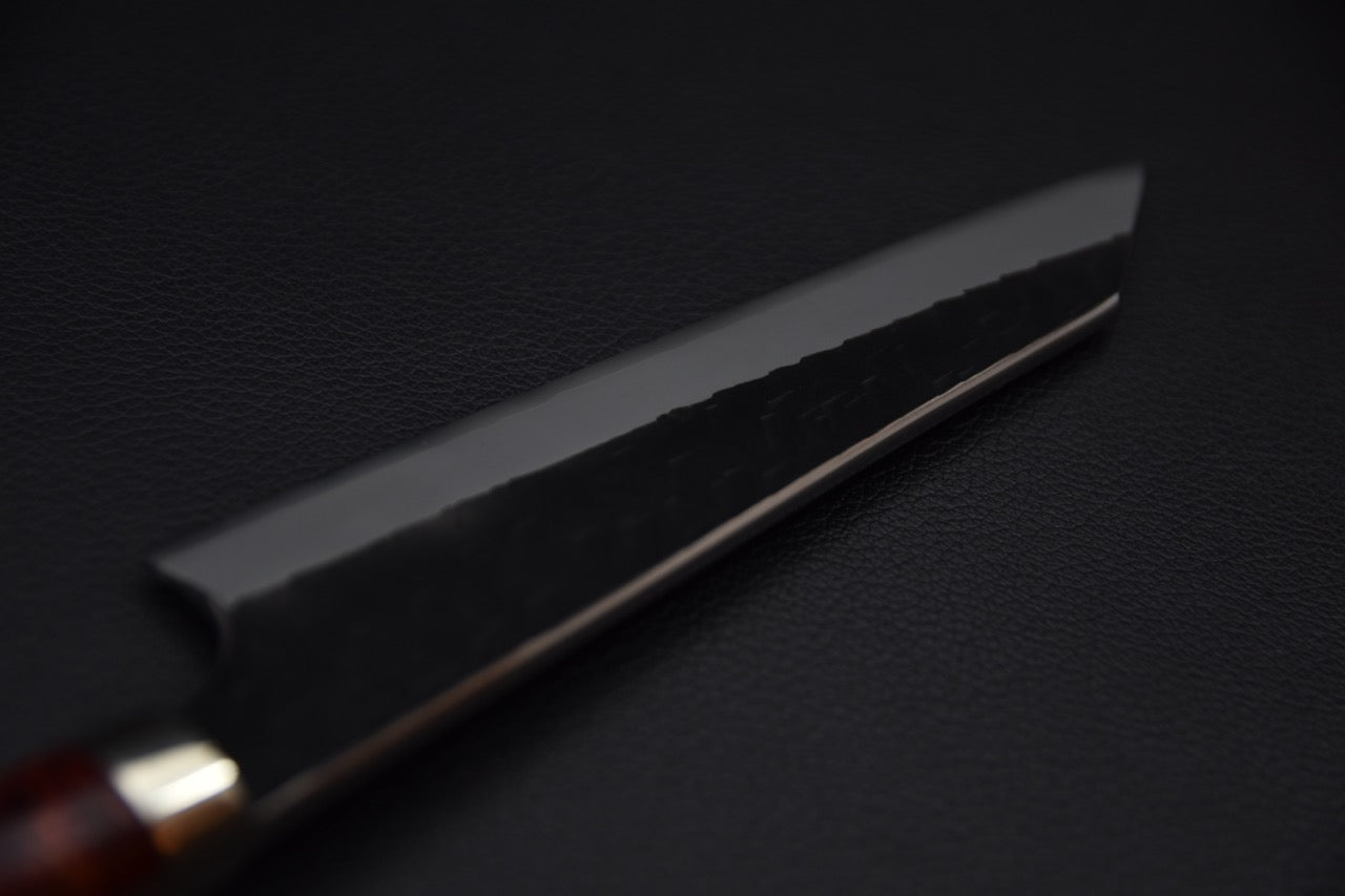 Nigara Hamono SG2 Kurouchi Tsuchime Honesuki 150mm Acrylique Momiji