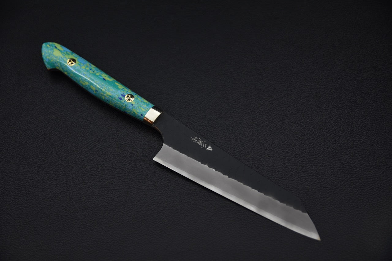 Nigara Hamono SG2 Kurouchi Tsuchime Honesuki 150mm Neptune