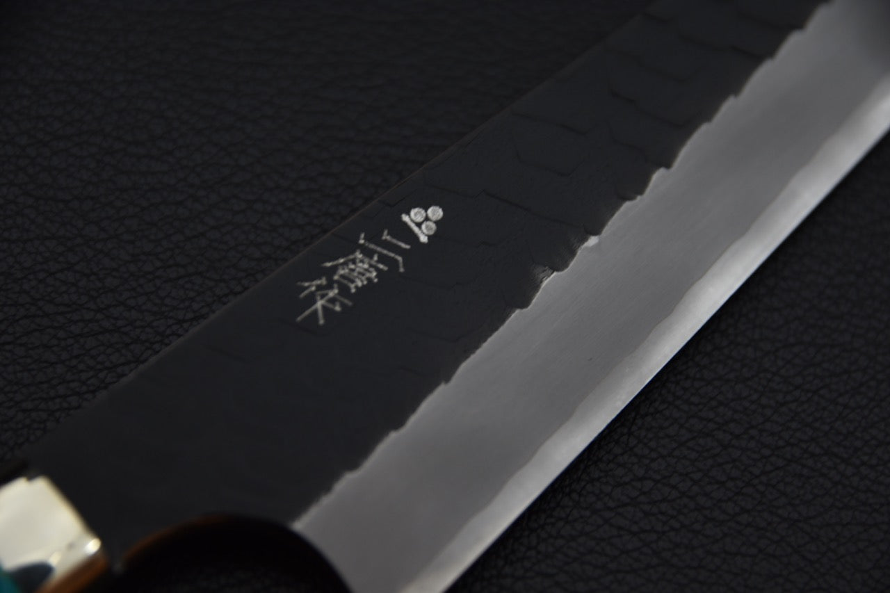 Nigara Hamono SG2 Kurouchi Tsuchime Honesuki 150mm Neptune