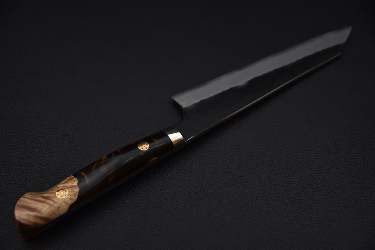 Nigara Hamono SG2 Kurouchi Tsuchime Honesuki 170mm Acrylique