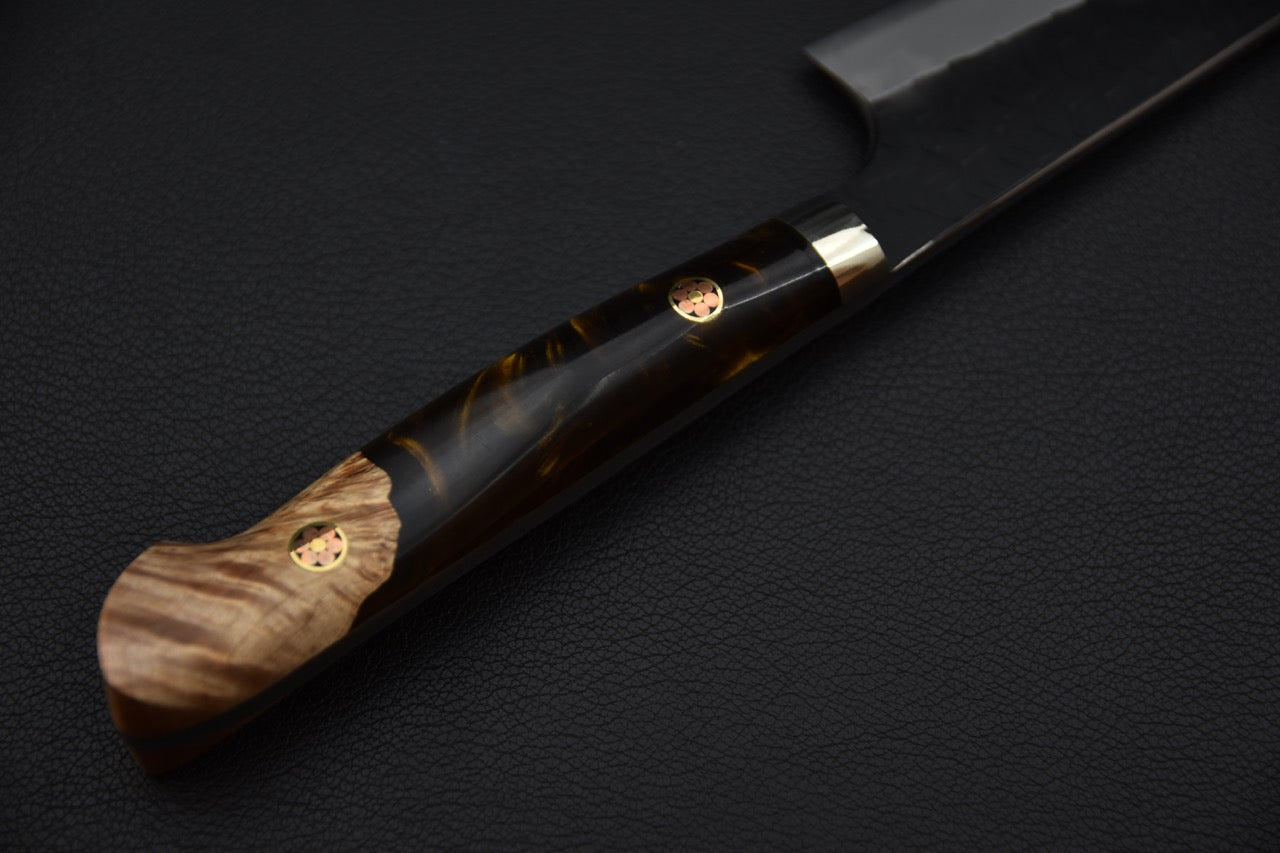 Nigara Hamono SG2 Kurouchi Tsuchime Honesuki 170mm Acrylique