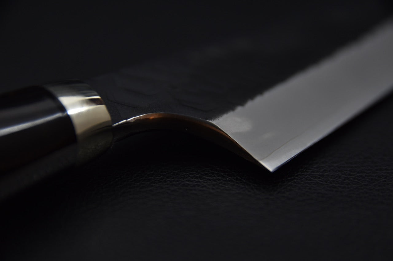 Nigara Hamono SG2 Kurouchi Tsuchime Honesuki 170mm Acrylique