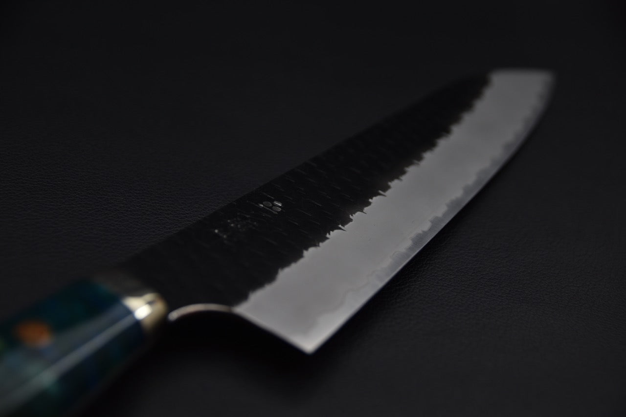 Nigara Hamono SG2 Kurouchi Tsuchime Gyuto 240mm Elderwood