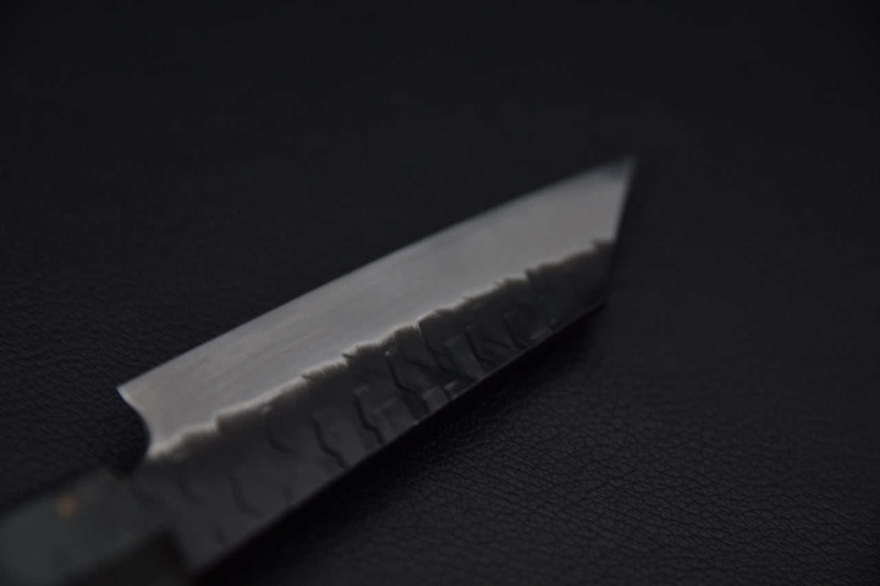 Nigara Hamono SG2 Kurouchi Tsuchime Kiritsuke Paring 95mm Bouleau