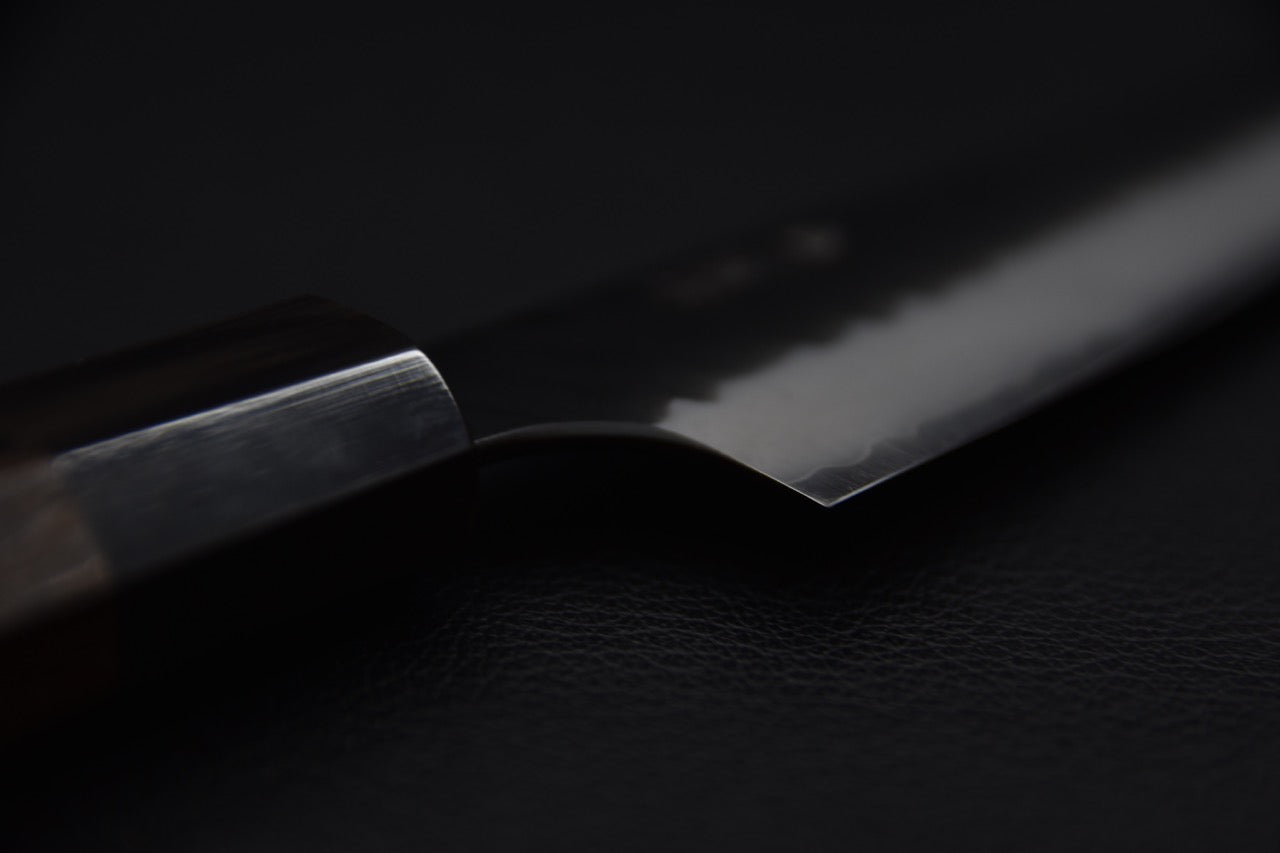 Nigara Hamono SG2 Kurouchi Tsuchime Kiritsuke Petty 150mm Tagayasan