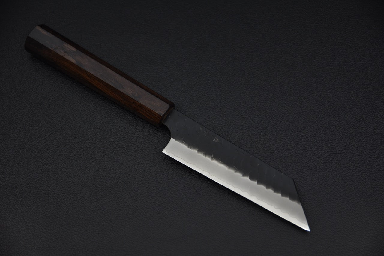 Nigara Hamono SG2 Kurouchi Tsuchime Kiritsuke Ko-Bunka 120mm Ébène