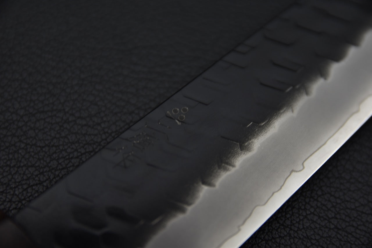 Nigara Hamono SG2 Kurouchi Tsuchime Kiritsuke Ko-Bunka 120mm Ébène