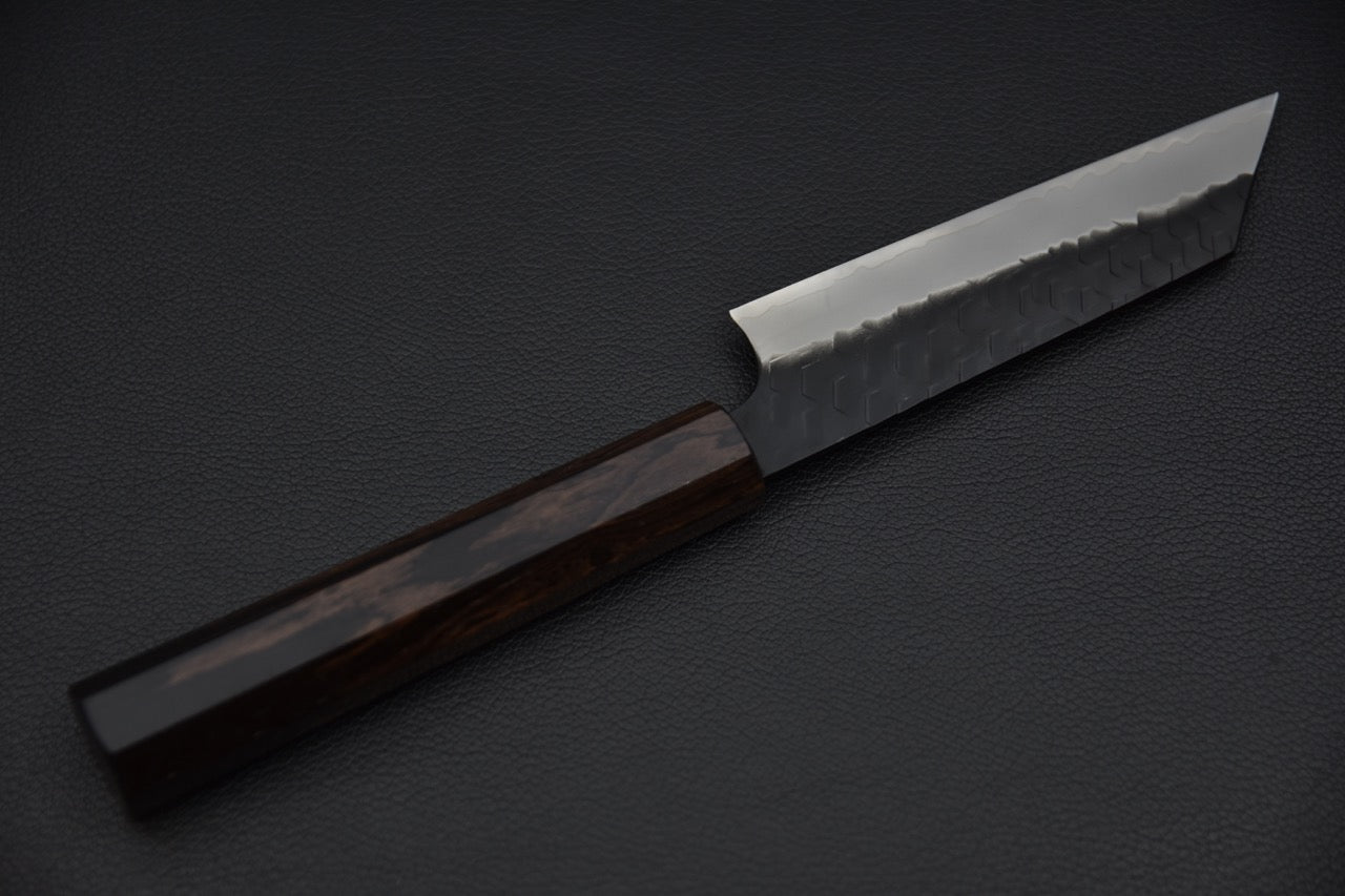 Nigara Hamono SG2 Kurouchi Tsuchime Kiritsuke Ko-Bunka 120mm Ébène