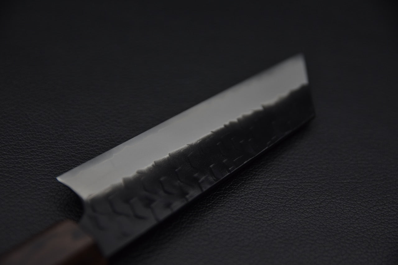 Nigara Hamono SG2 Kurouchi Tsuchime Kiritsuke Ko-Bunka 120mm Ébène