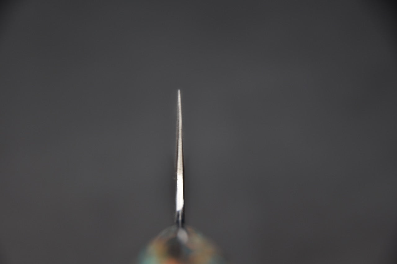 Nigara Hamono SG2 Kurouchi Tsuchime Nakiri Kiritsuke Turquoise #3