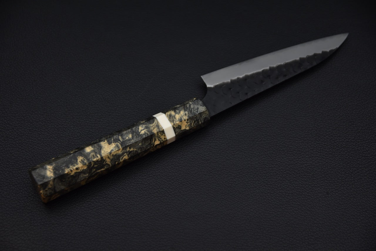 Nigara Hamono SG2 Kurouchi Tsuchime Petty 120mm Bouleau