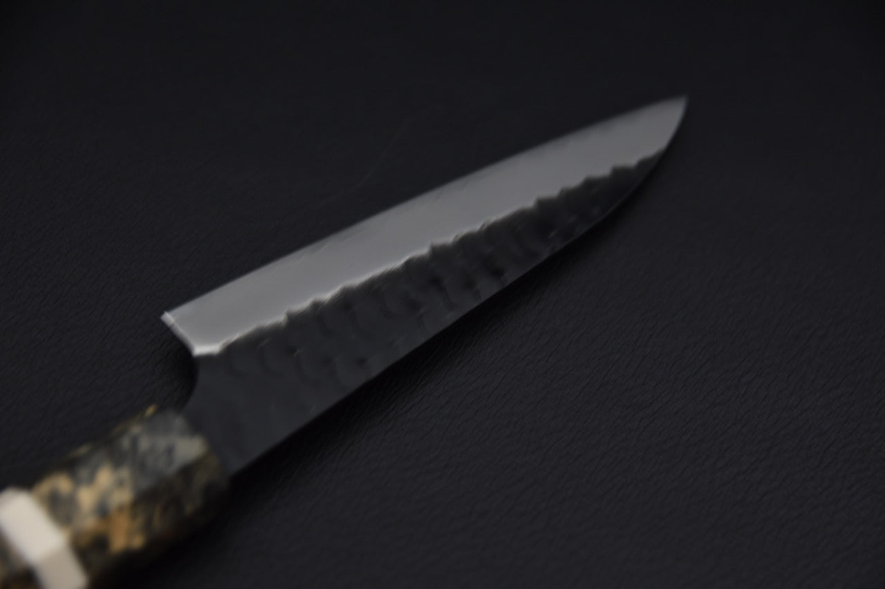 Nigara Hamono SG2 Kurouchi Tsuchime Petty 120mm Bouleau