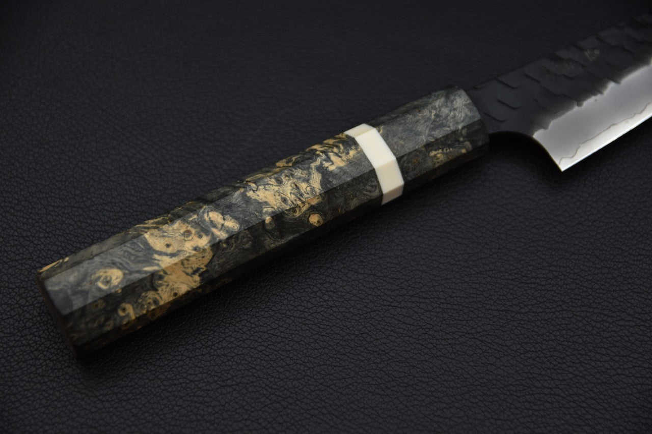 Nigara Hamono SG2 Kurouchi Tsuchime Petty 120mm Bouleau