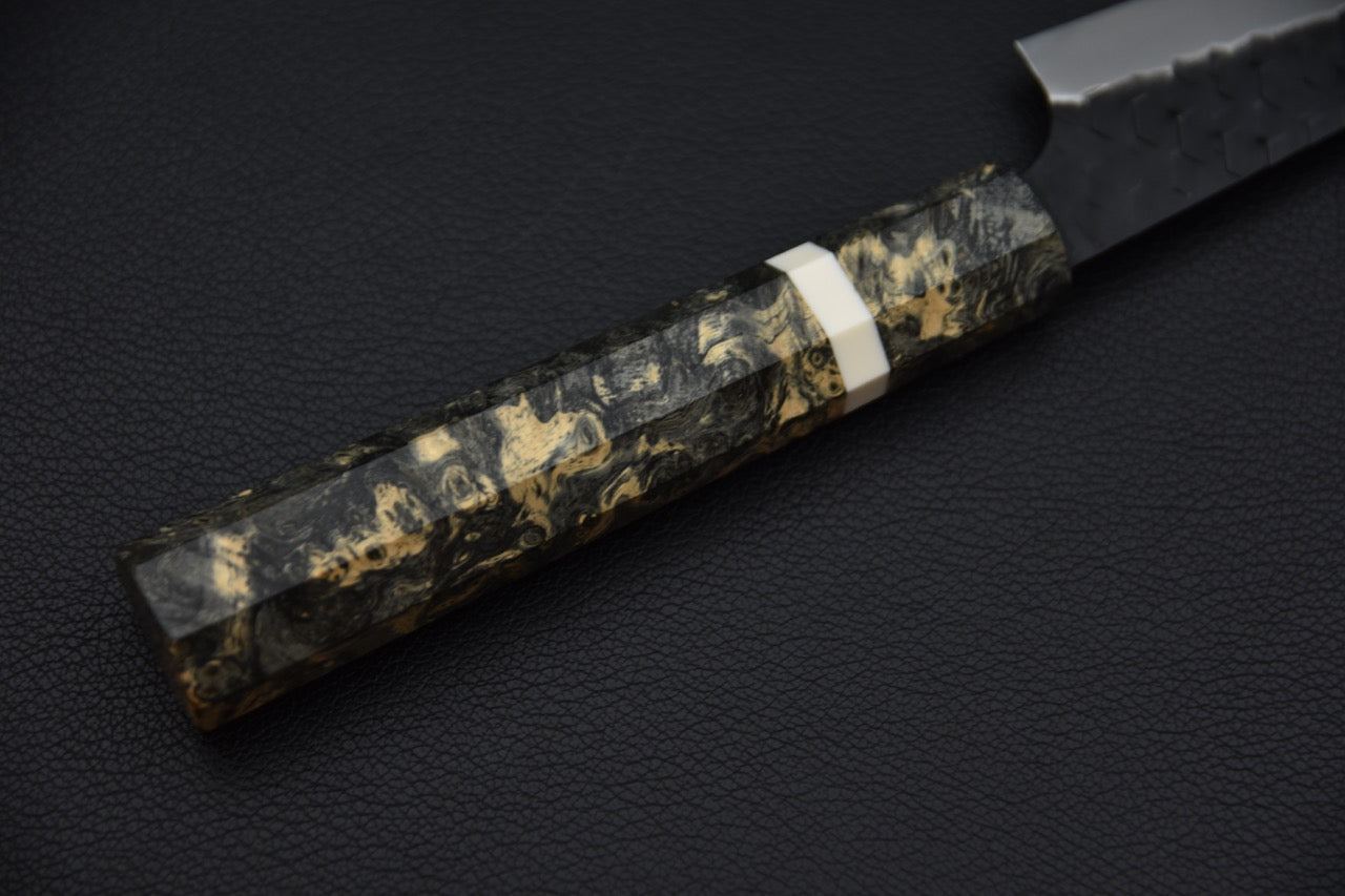 Nigara Hamono SG2 Kurouchi Tsuchime Petty 120mm Bouleau