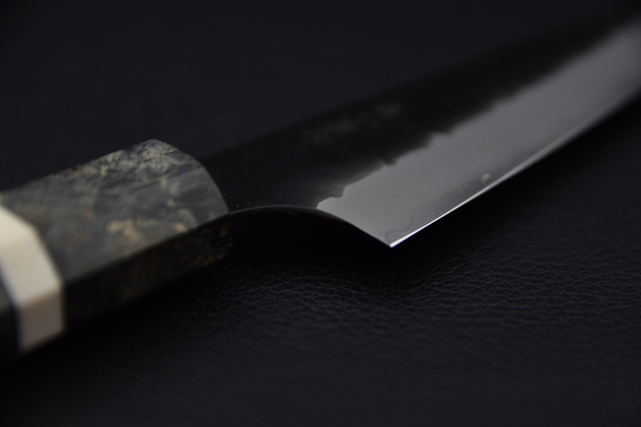 Nigara Hamono SG2 Kurouchi Tsuchime Petty 120mm Bouleau