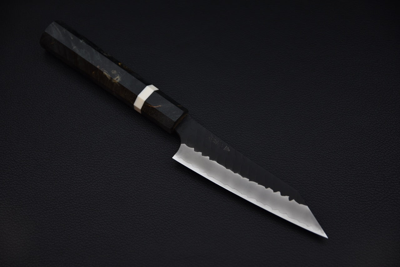 Nigara Hamono SG2 Kurouchi Tsuchime Petty Kiritsuke 120mm Bouleau