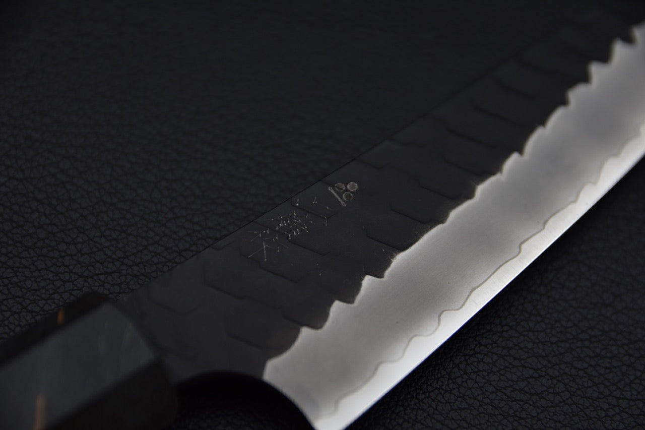 Nigara Hamono SG2 Kurouchi Tsuchime Petty Kiritsuke 120mm Bouleau