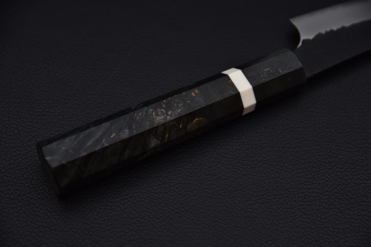 Nigara Hamono SG2 Kurouchi Tsuchime Petty Kiritsuke 120mm Bouleau