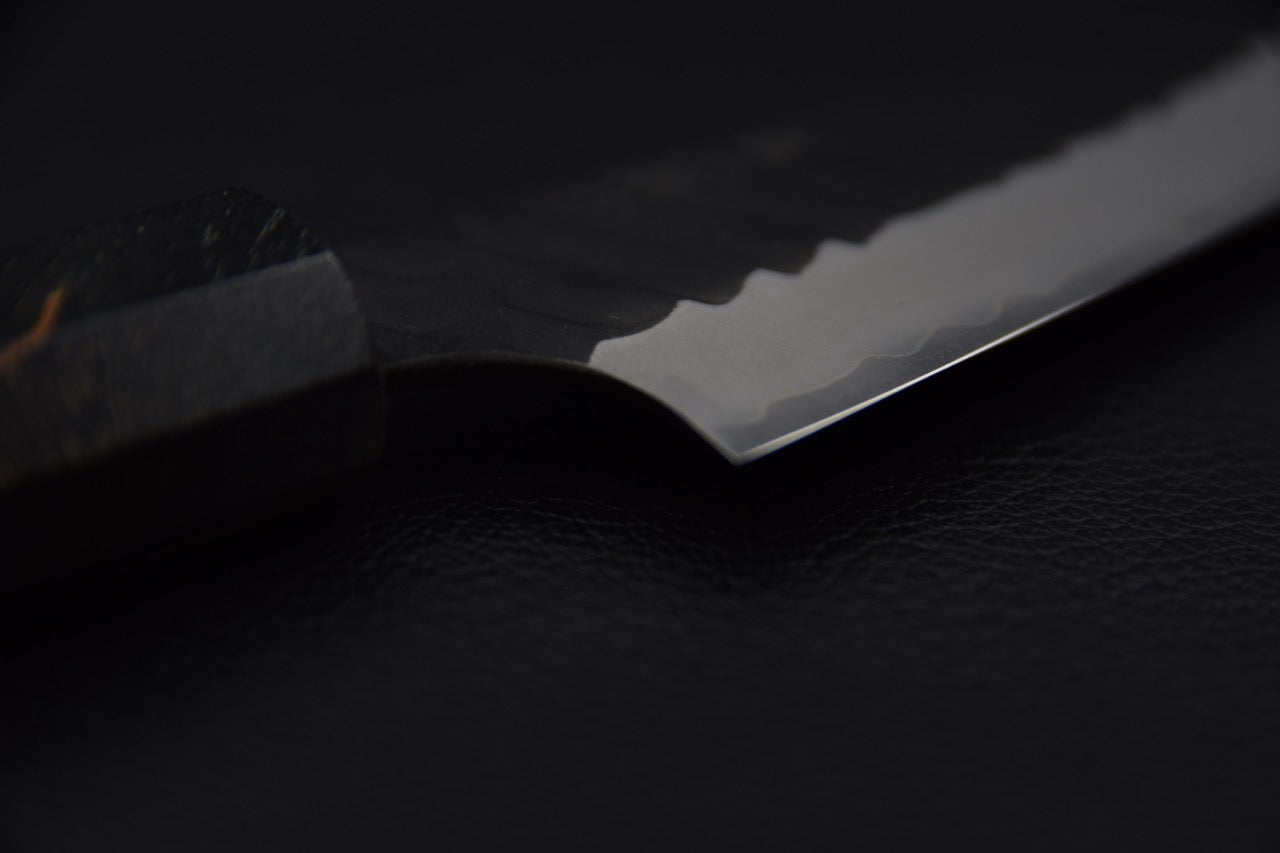 Nigara Hamono SG2 Kurouchi Tsuchime Petty Kiritsuke 120mm Bouleau