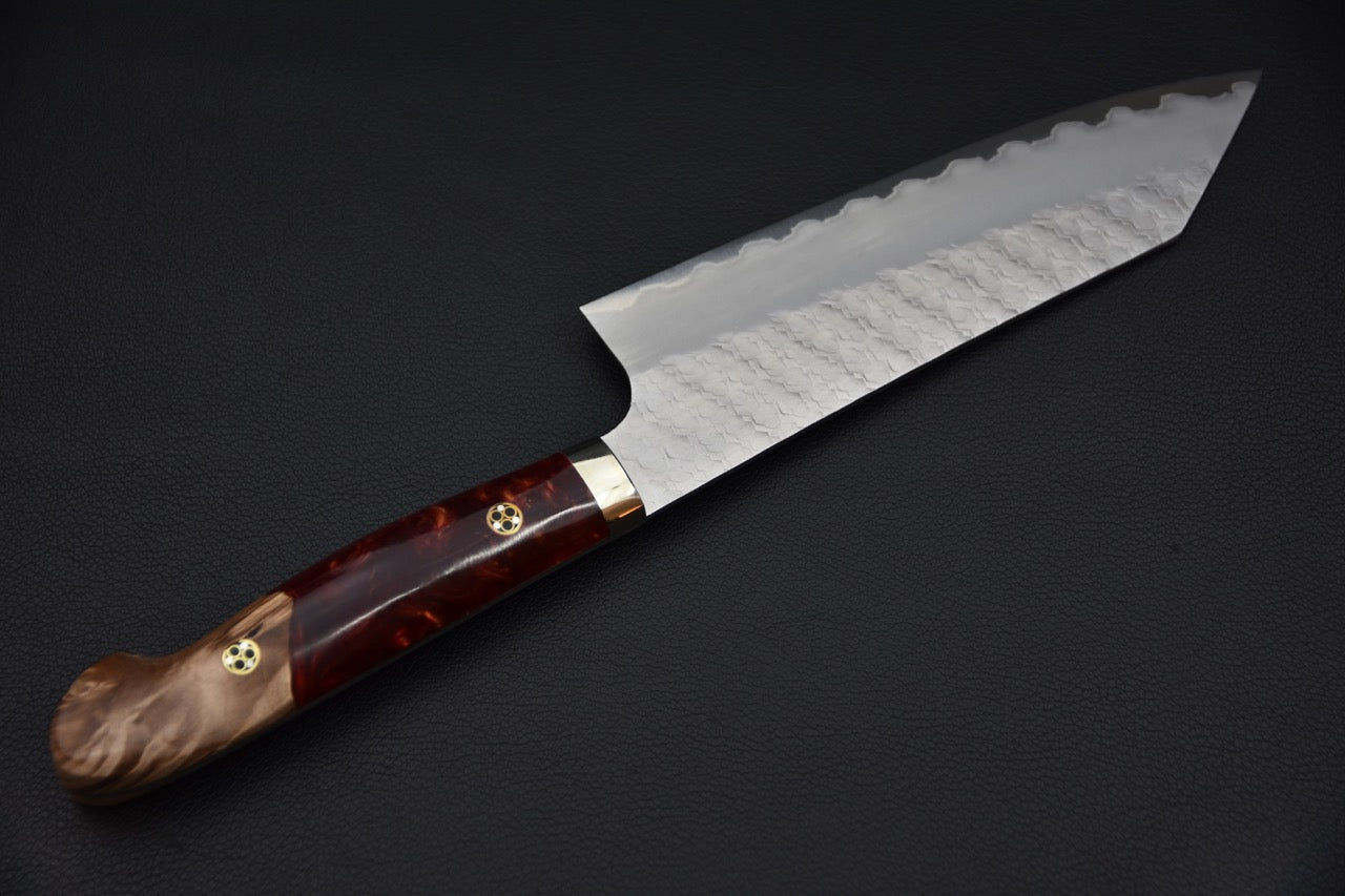 Nigara Hamono SG2 Migaki Tsuchime Bunka 180mm Momiji