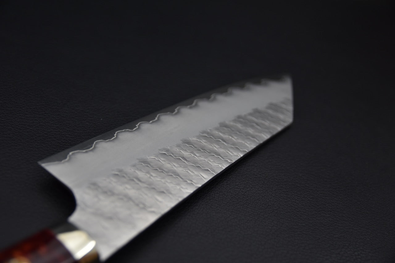 Nigara Hamono SG2 Migaki Tsuchime Bunka 180mm Momiji