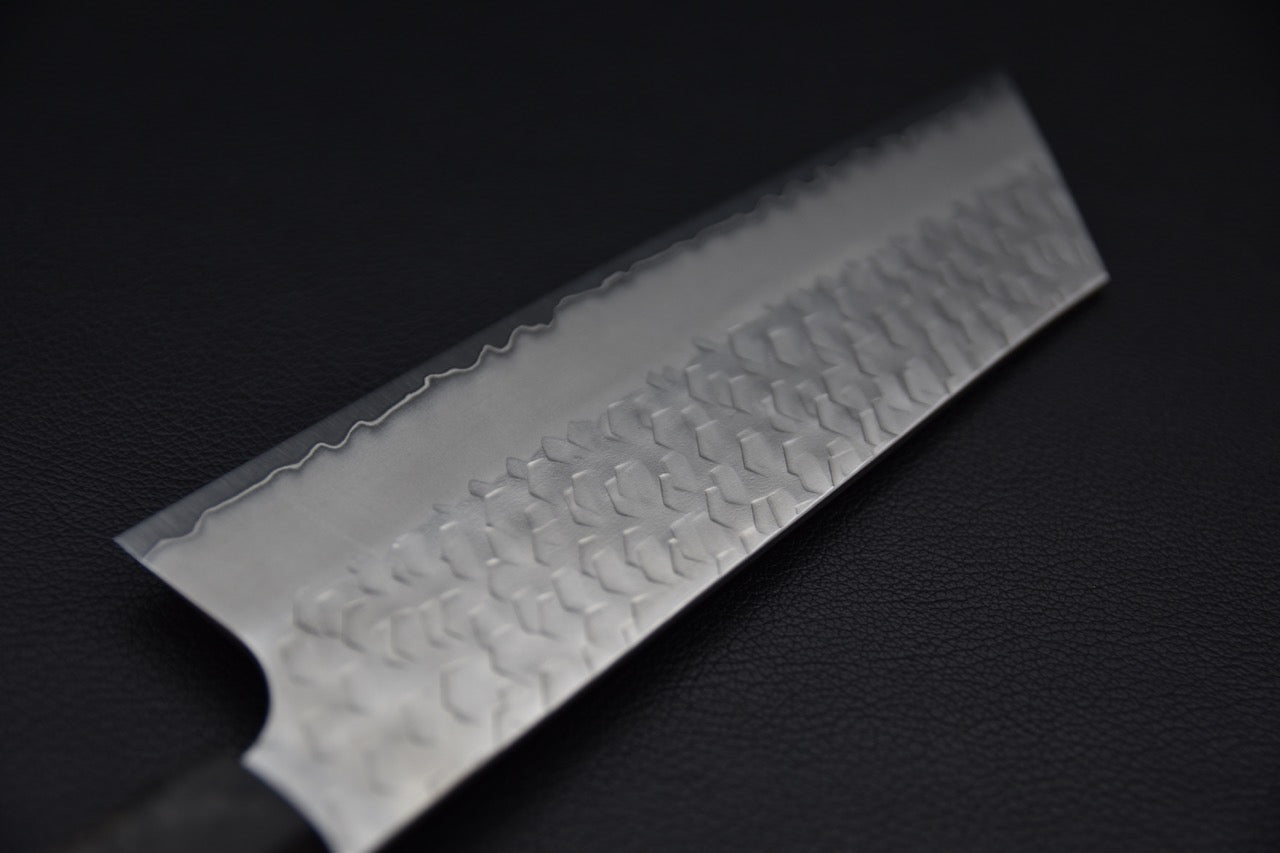 Nigara Hamono SG2 Migaki Tsuchime Nakiri Kiritsuke Birch Wood