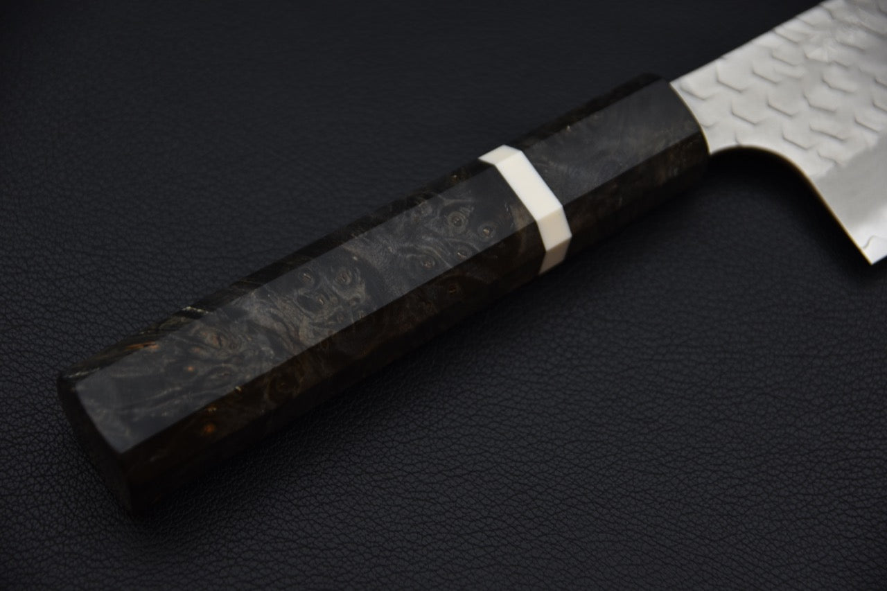 Nigara Hamono SG2 Migaki Tsuchime Nakiri Kiritsuke Birch Wood