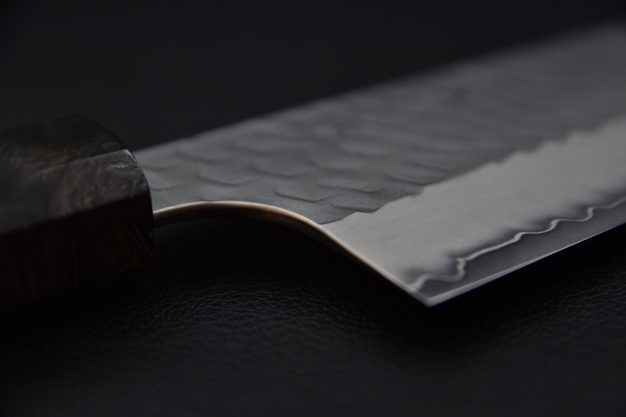 Nigara Hamono SG2 Migaki Tsuchime Nakiri Kiritsuke Birch Wood